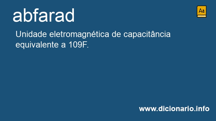 Significado de abfarad