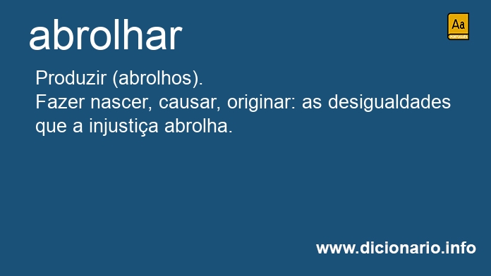 Significado de abrolha