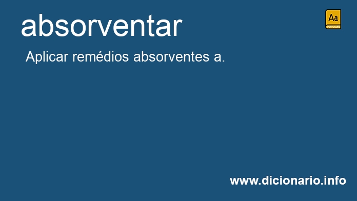 Significado de absorventemos