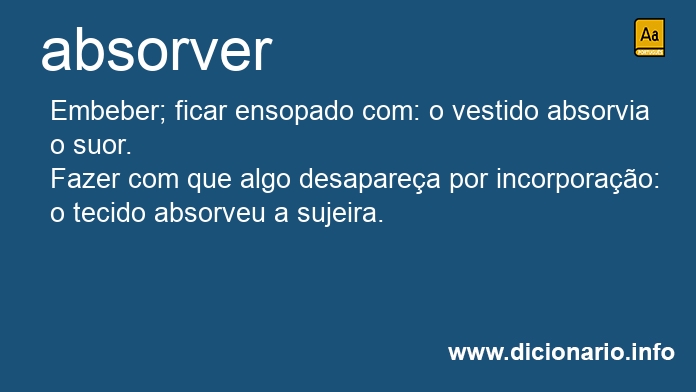 Significado de absorveriam