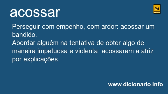 Significado de acossars