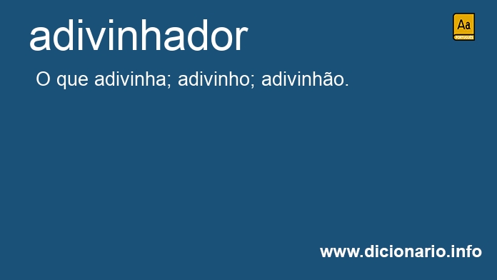 Significado de adivinhador