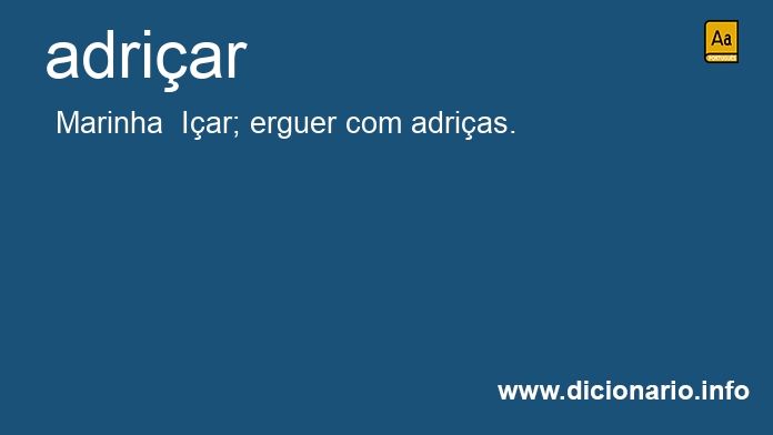 Significado de adriar