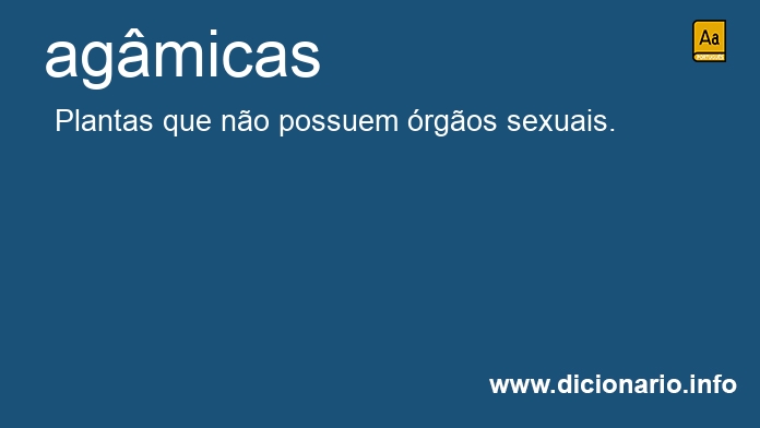 Significado de agmicas