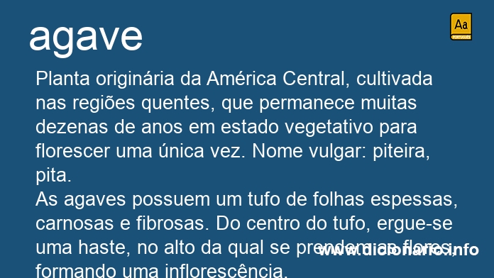 Significado de agave