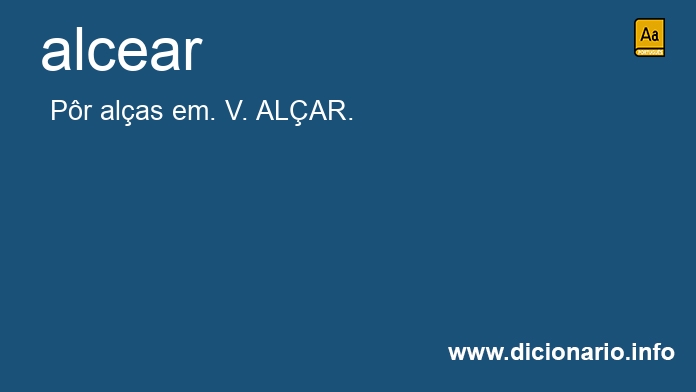 Significado de alceara