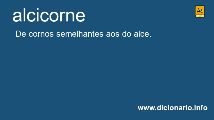 Significado de alcicorne