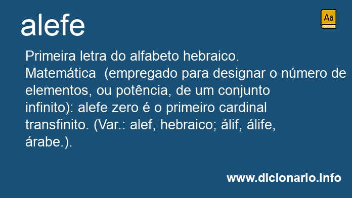 Significado de alefe