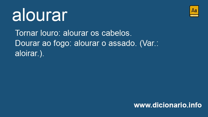 Significado de alourars