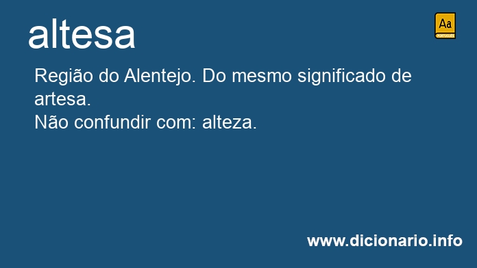 Significado de altesa