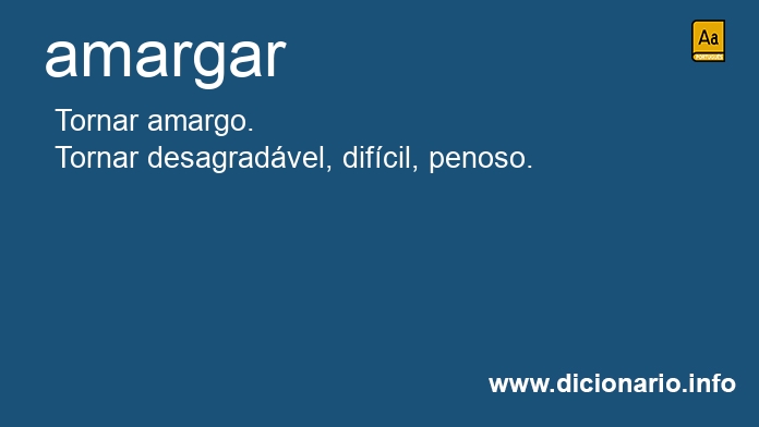 Significado de amargariam