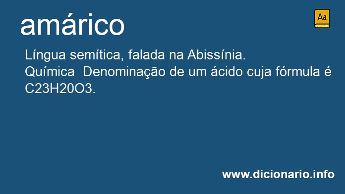 Significado de amrico