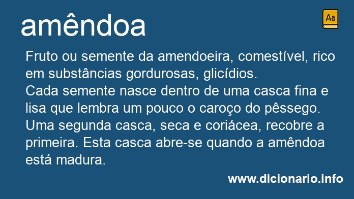 Significado de amndoas