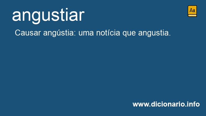 Significado de angustia