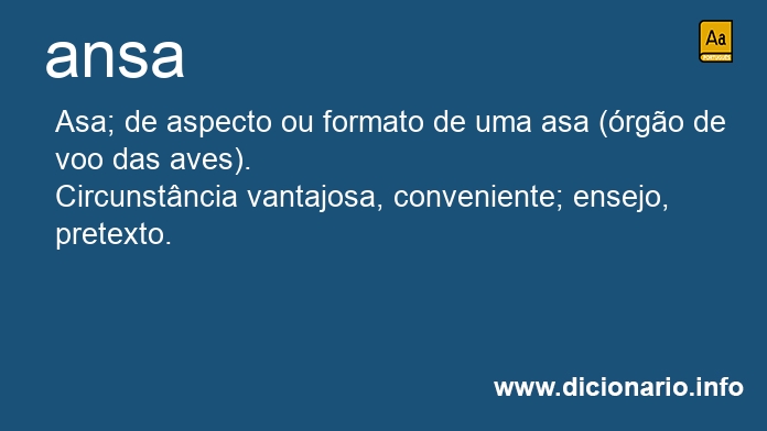 Significado de ansa