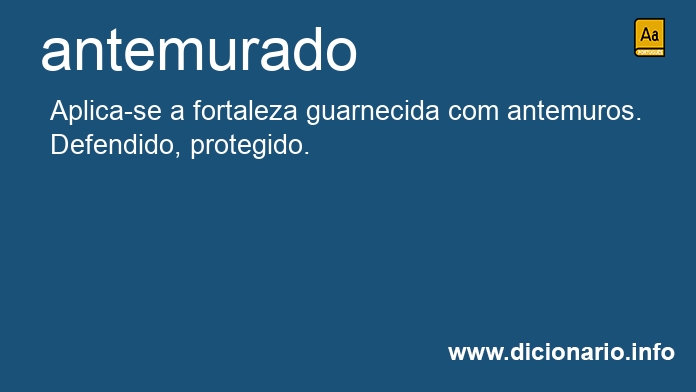 Significado de antemurada