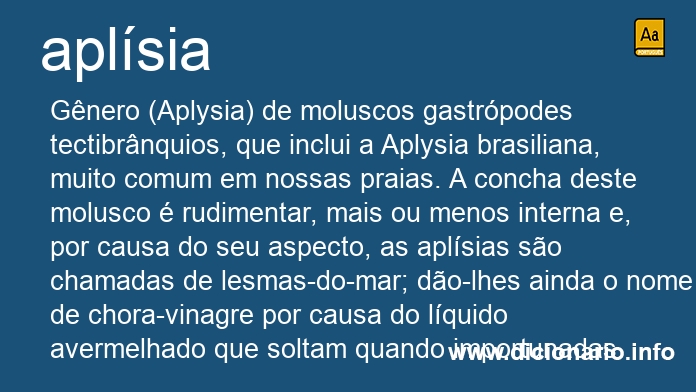 Significado de aplsia