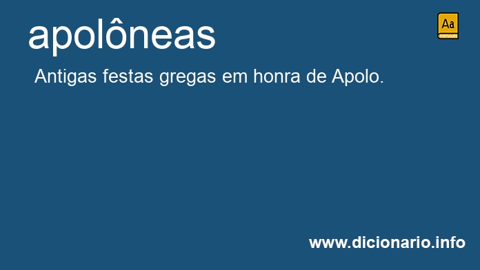 Significado de apolneas