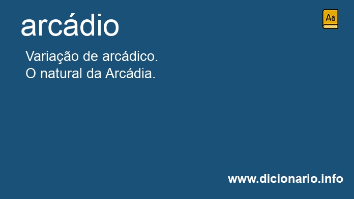 Significado de arcdio