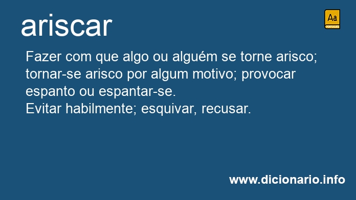 Significado de ariscai