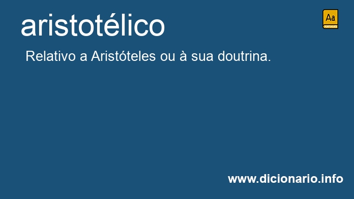 Significado de aristotlicos