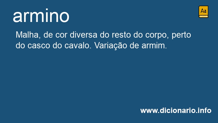 Significado de armino