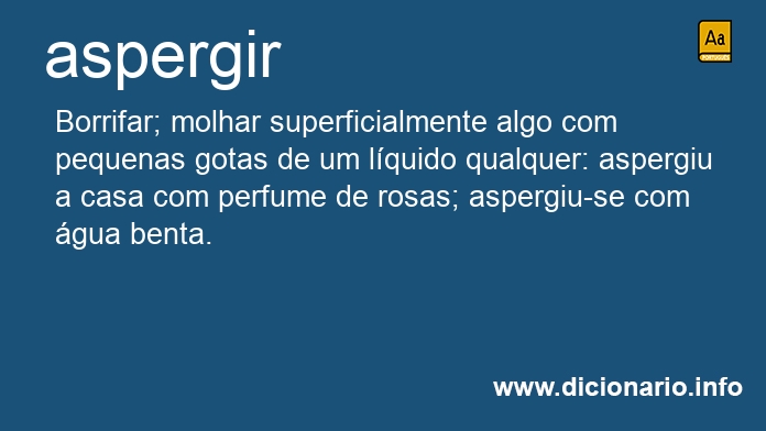 Significado de aspergreis