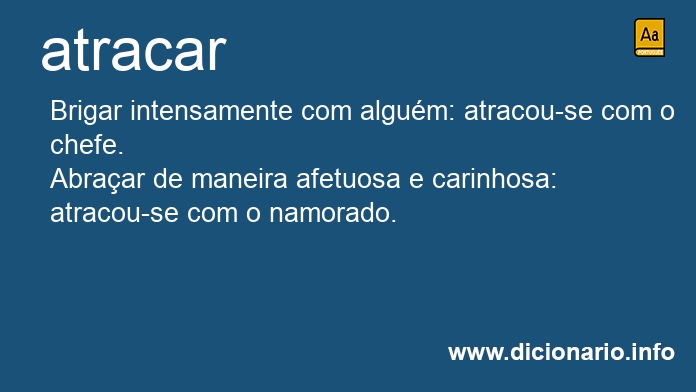 Significado de atracarei