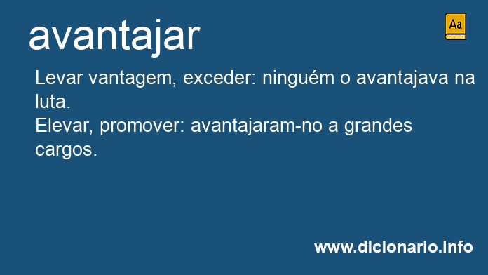 Significado de avantajamos