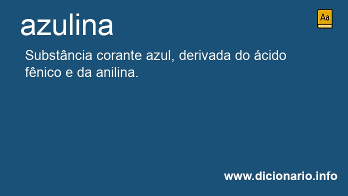 Significado de azulina