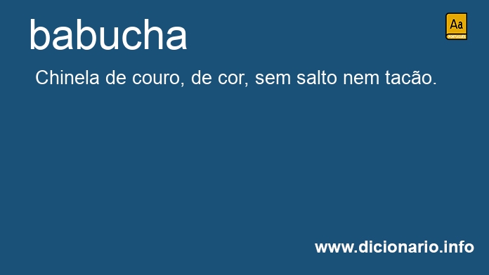 Significado de babuchas