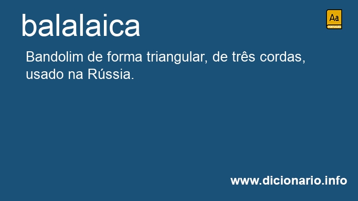 Significado de balalaica