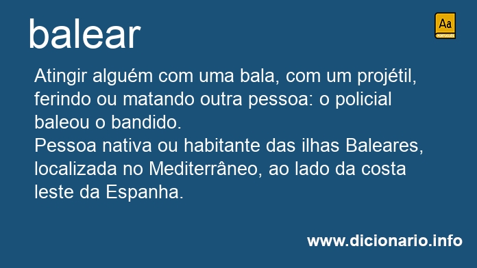 Significado de baleasses