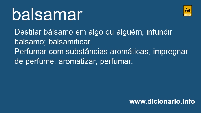 Significado de balsamai