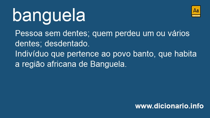 Significado de banguela