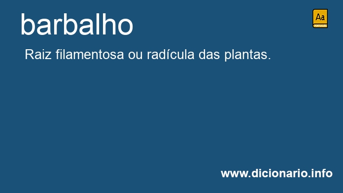 Significado de barbalho