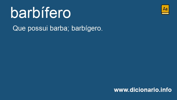 Significado de barbfera