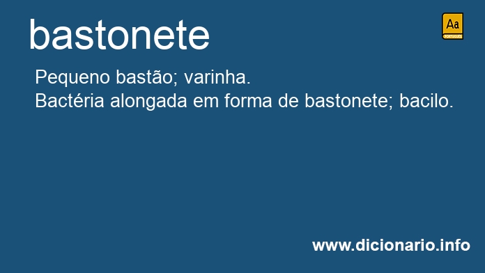 Significado de bastonetes