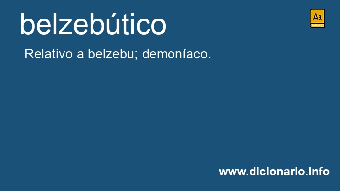 Significado de belzebtico