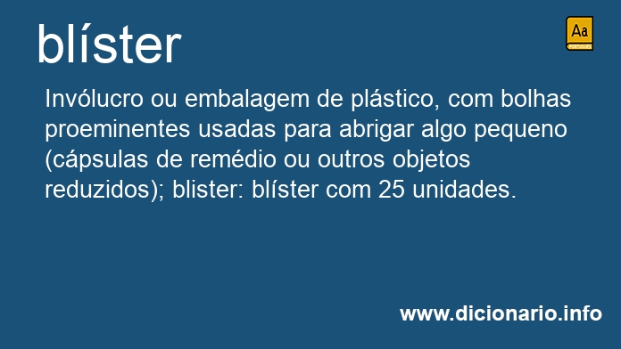 Significado de blster