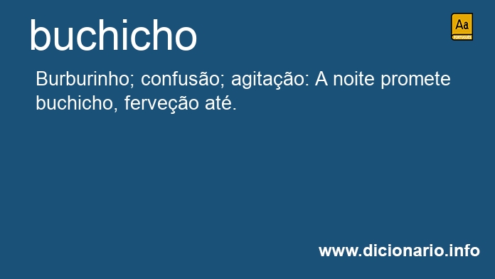 Significado de buchicha