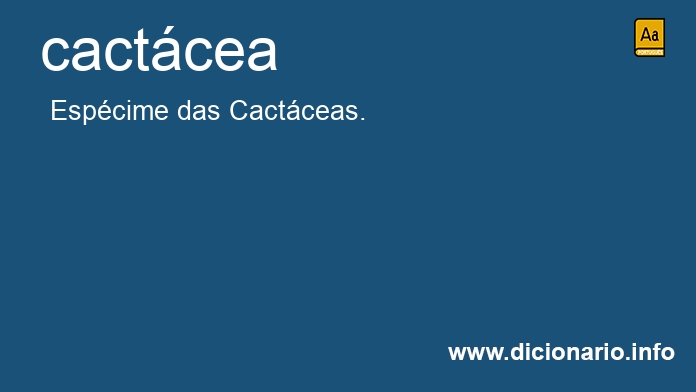 Significado de cactcea