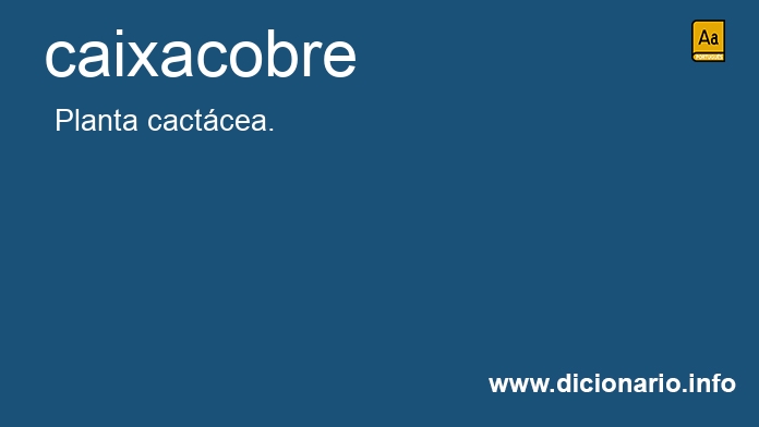 Significado de caixacobre