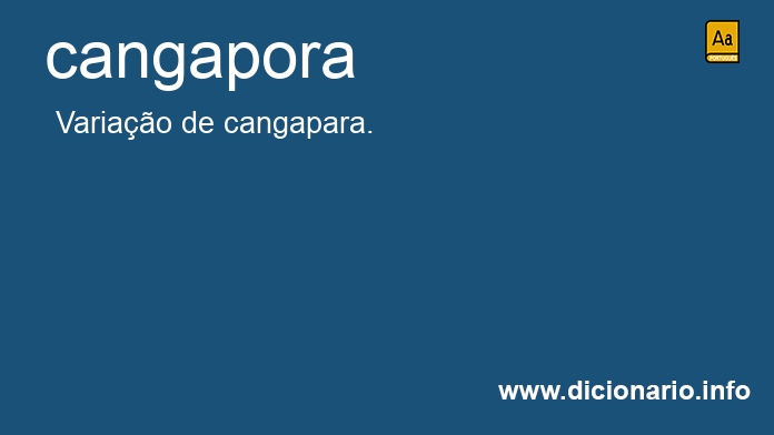 Significado de cangapora