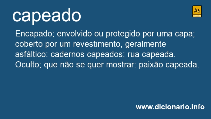 Significado de capeado