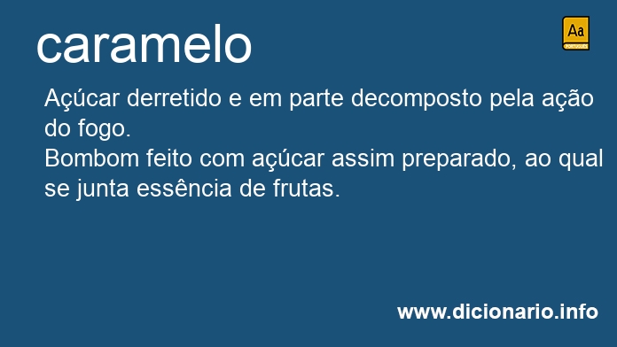 Significado de caramelo