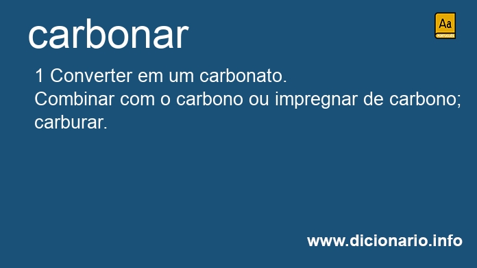 Significado de carbonou