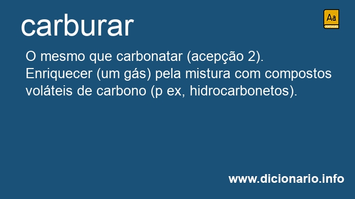 Significado de carburais