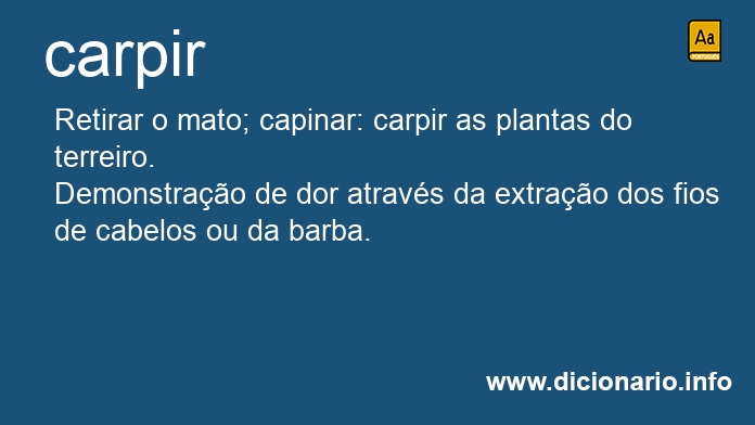 Significado de carpi