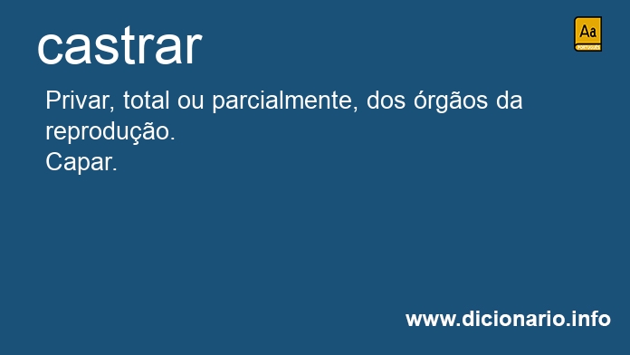 Significado de castrars